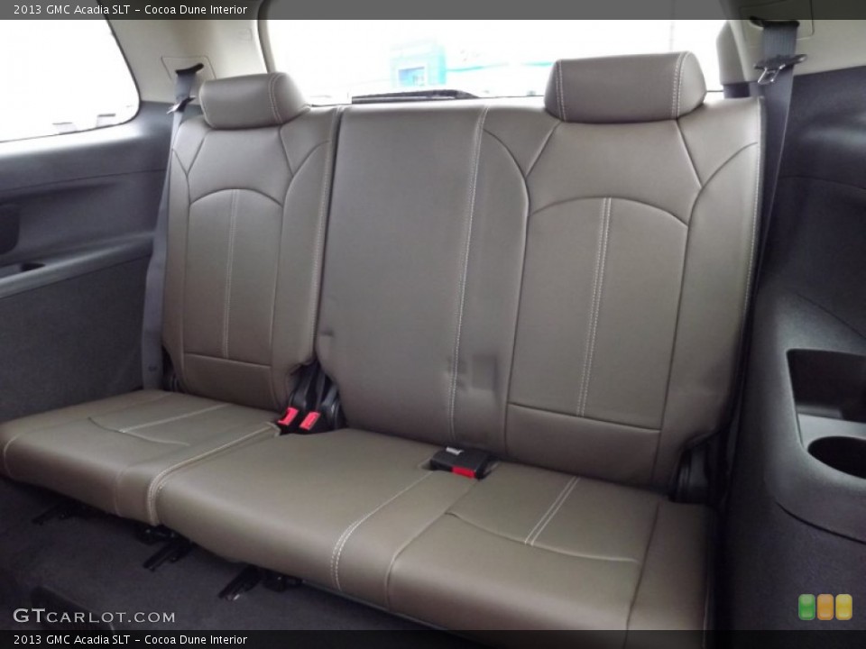 Cocoa Dune Interior Rear Seat for the 2013 GMC Acadia SLT #77582169
