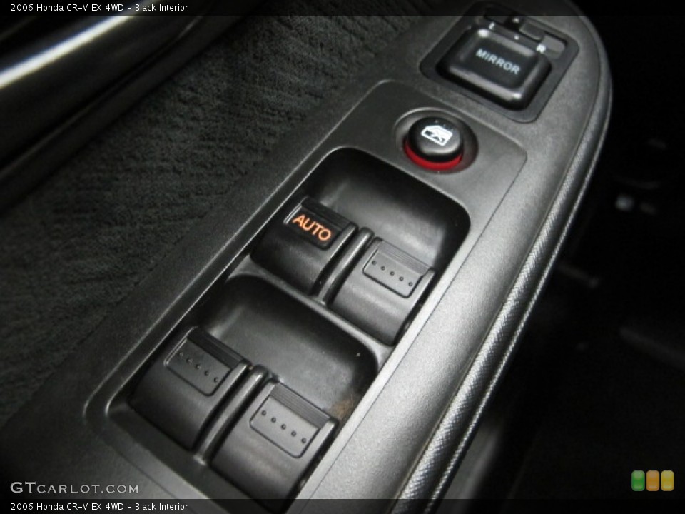 Black Interior Controls for the 2006 Honda CR-V EX 4WD #77582406