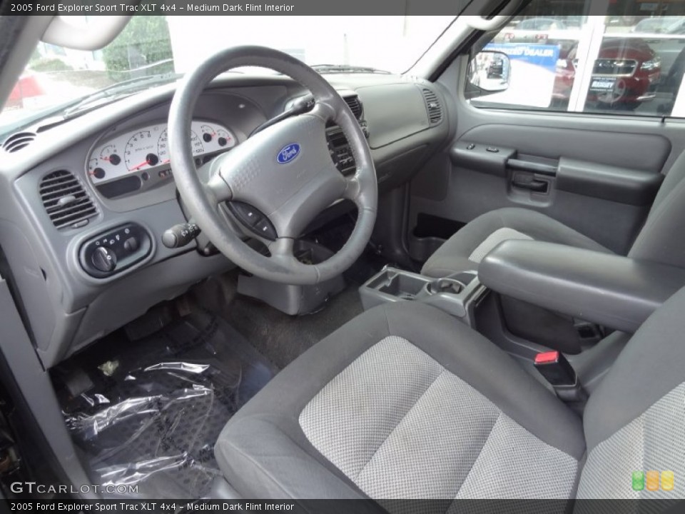 Medium Dark Flint Interior Prime Interior for the 2005 Ford Explorer Sport Trac XLT 4x4 #77582553