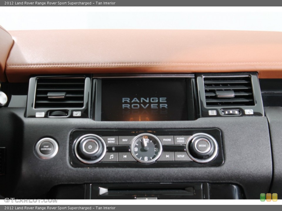 Tan Interior Controls for the 2012 Land Rover Range Rover Sport Supercharged #77583258