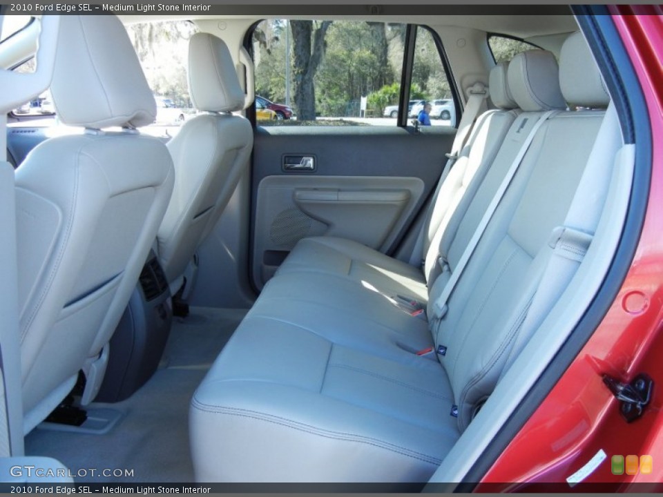 Medium Light Stone Interior Rear Seat for the 2010 Ford Edge SEL #77583501