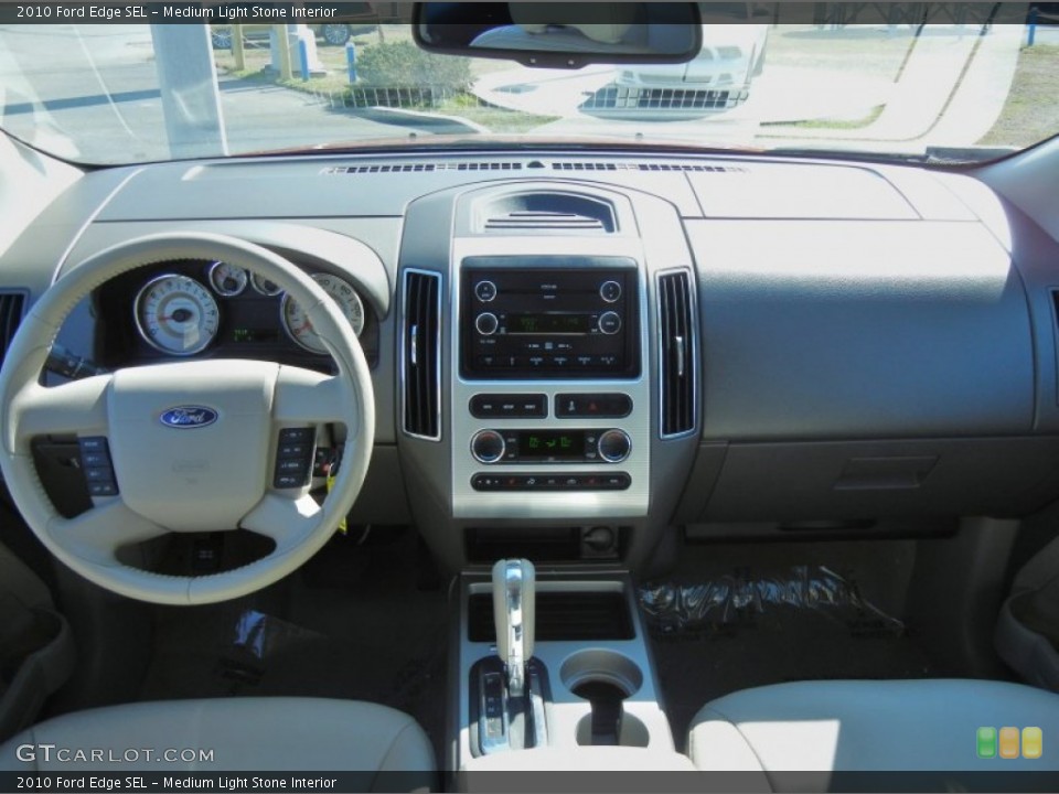 Medium Light Stone Interior Dashboard for the 2010 Ford Edge SEL #77583603