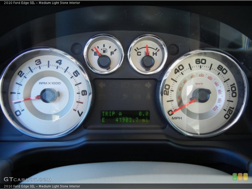 Medium Light Stone Interior Gauges for the 2010 Ford Edge SEL #77583648