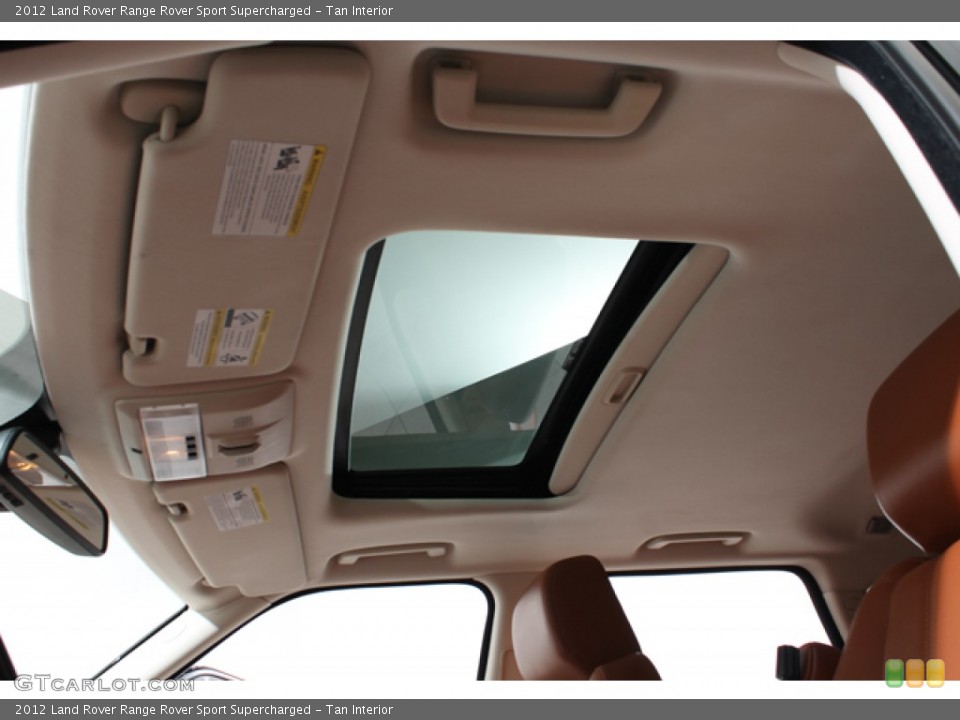 Tan Interior Sunroof for the 2012 Land Rover Range Rover Sport Supercharged #77583813