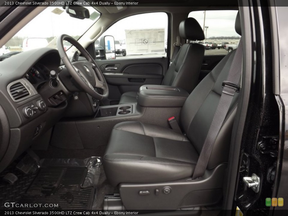 Ebony Interior Front Seat for the 2013 Chevrolet Silverado 3500HD LTZ Crew Cab 4x4 Dually #77584230