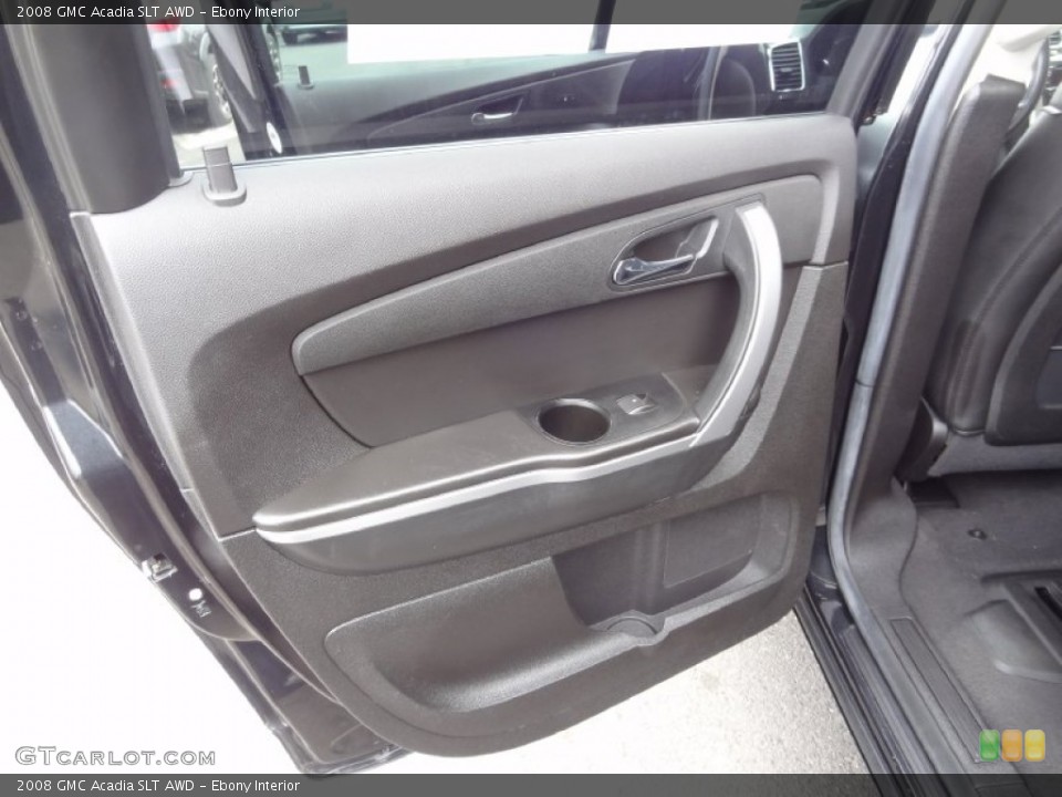 Ebony Interior Door Panel for the 2008 GMC Acadia SLT AWD #77585543