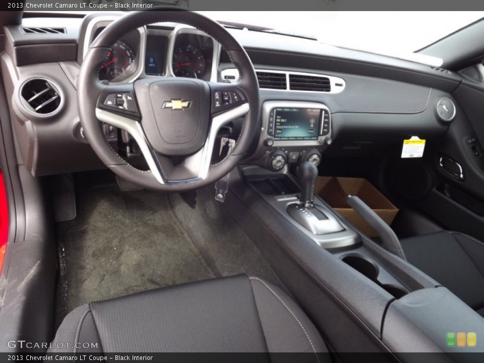 Black Interior Prime Interior for the 2013 Chevrolet Camaro LT Coupe #77585715