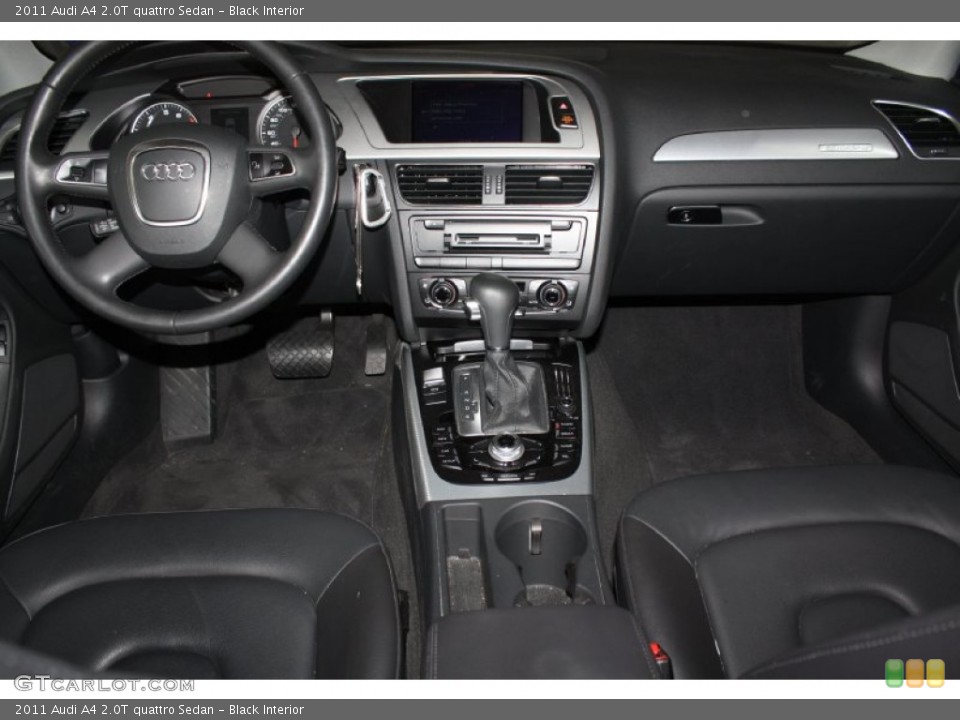 Black Interior Dashboard for the 2011 Audi A4 2.0T quattro Sedan #77585999