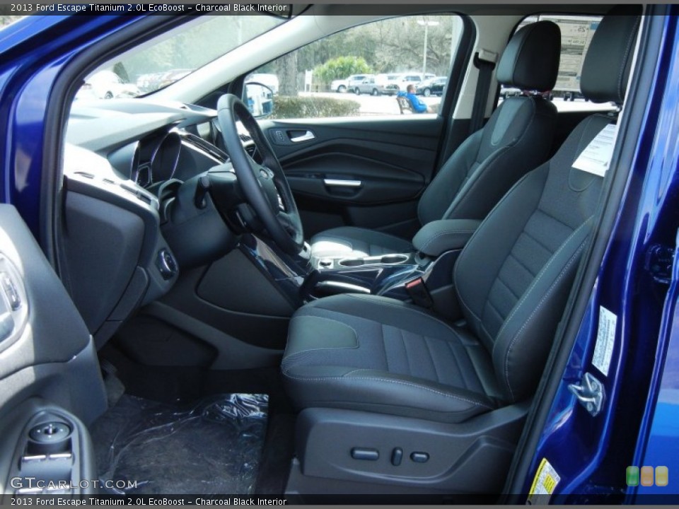 Charcoal Black Interior Front Seat for the 2013 Ford Escape Titanium 2.0L EcoBoost #77586353