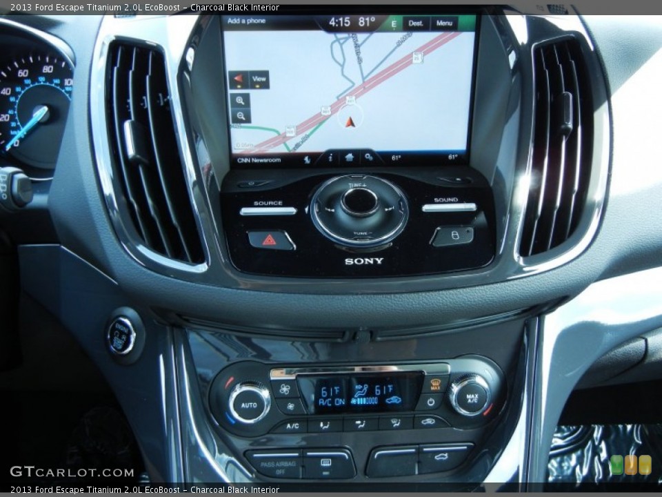 Charcoal Black Interior Navigation for the 2013 Ford Escape Titanium 2.0L EcoBoost #77586426