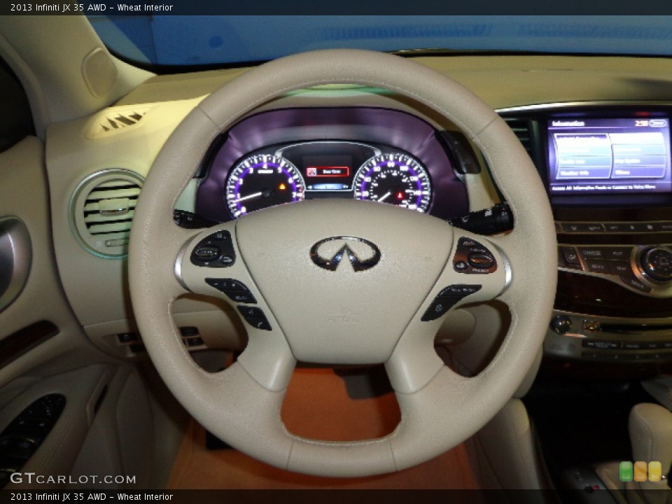 Wheat Interior Steering Wheel for the 2013 Infiniti JX 35 AWD #77586487