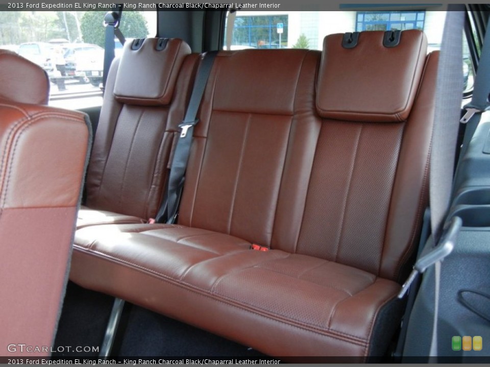 King Ranch Charcoal Black/Chaparral Leather Interior Rear Seat for the 2013 Ford Expedition EL King Ranch #77587278