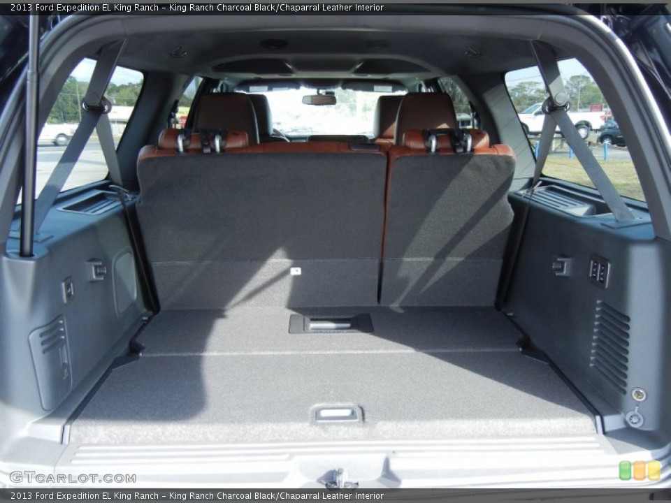 King Ranch Charcoal Black/Chaparral Leather Interior Trunk for the 2013 Ford Expedition EL King Ranch #77587398