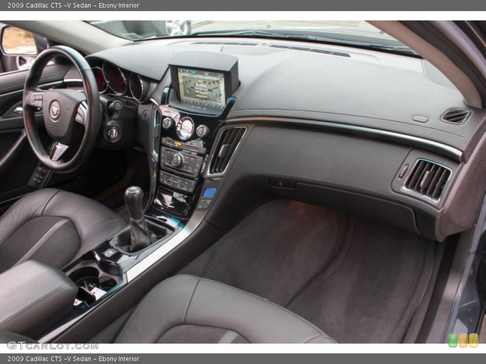 Ebony Interior Dashboard for the 2009 Cadillac CTS -V Sedan #77587452