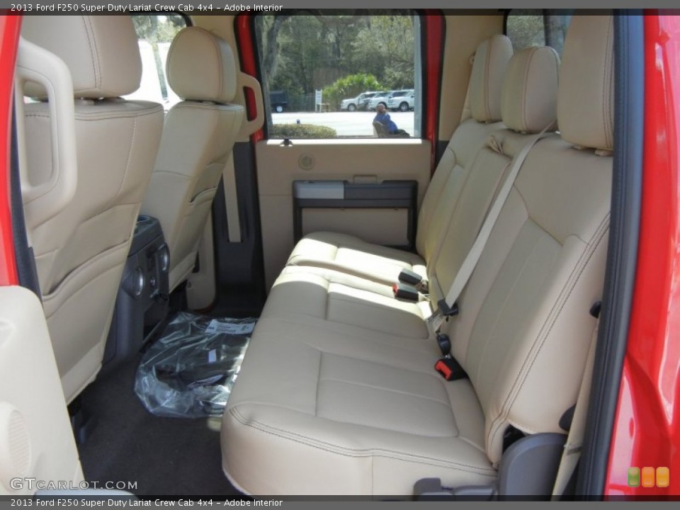 Adobe Interior Rear Seat for the 2013 Ford F250 Super Duty Lariat Crew Cab 4x4 #77587950