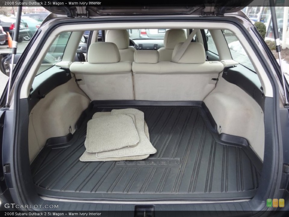 Warm Ivory Interior Trunk for the 2008 Subaru Outback 2.5i Wagon #77588096