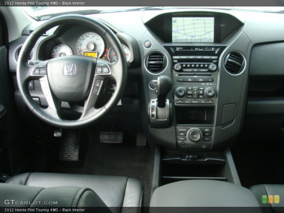 Black Interior Dashboard for the 2012 Honda Pilot Touring 4WD #77588166