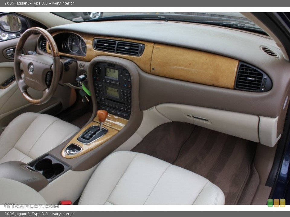 Ivory Interior Dashboard for the 2006 Jaguar S-Type 3.0 #77588748