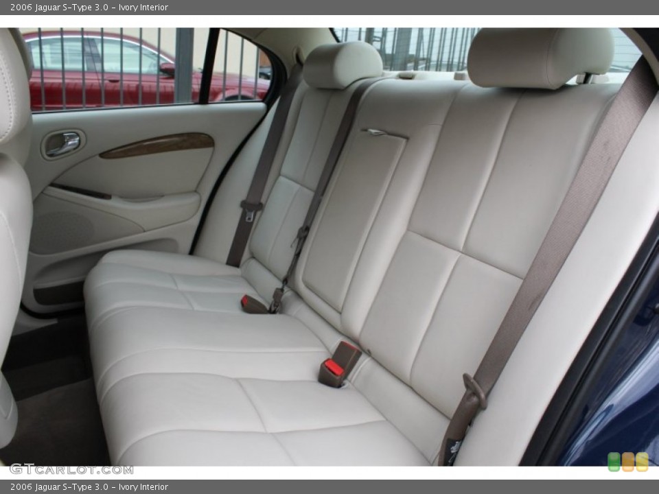 Ivory Interior Rear Seat for the 2006 Jaguar S-Type 3.0 #77588849