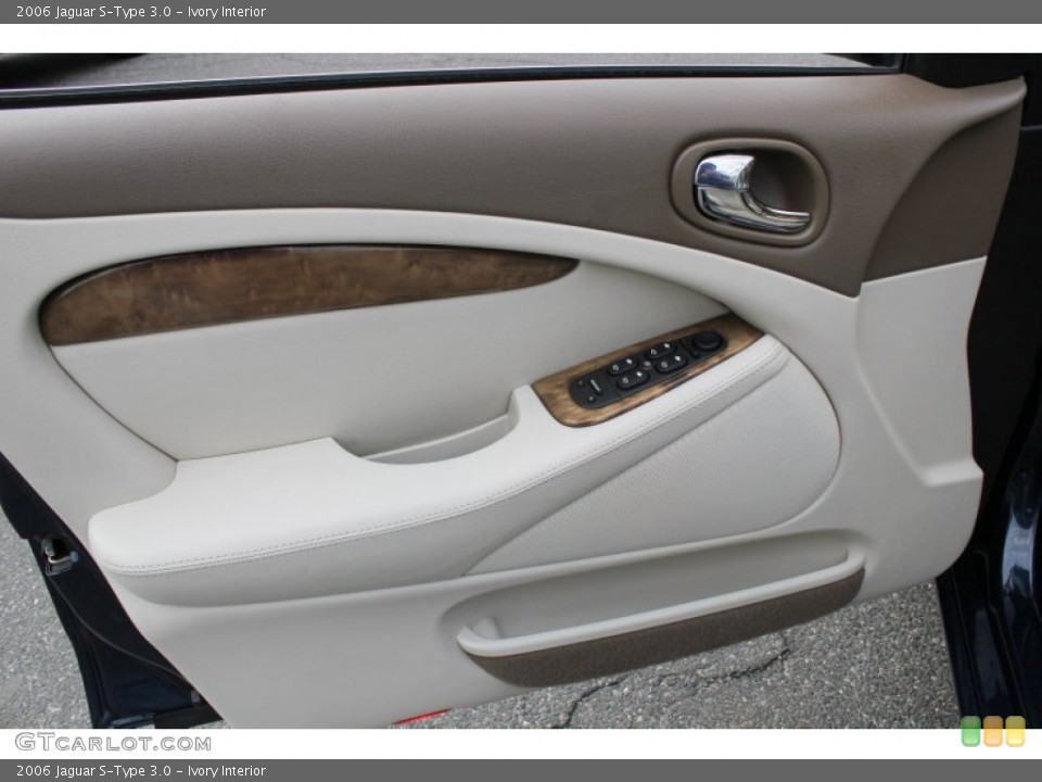 Ivory Interior Door Panel for the 2006 Jaguar S-Type 3.0 #77588888