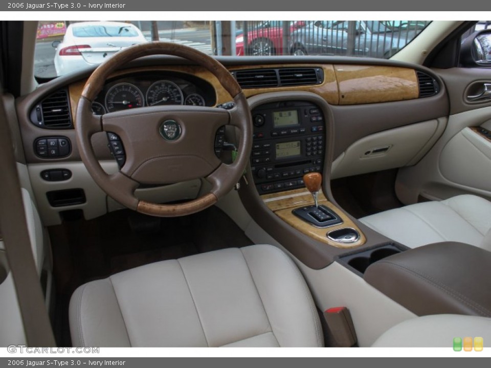 Ivory Interior Prime Interior for the 2006 Jaguar S-Type 3.0 #77589033