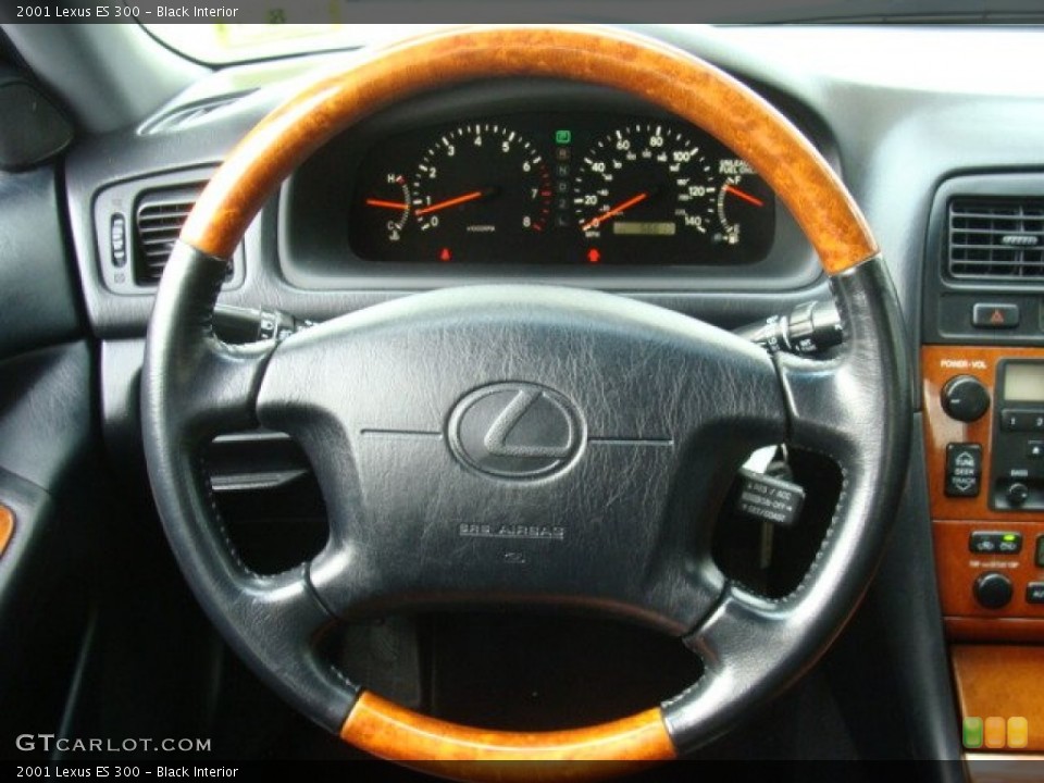 Black Interior Steering Wheel for the 2001 Lexus ES 300 #77589108