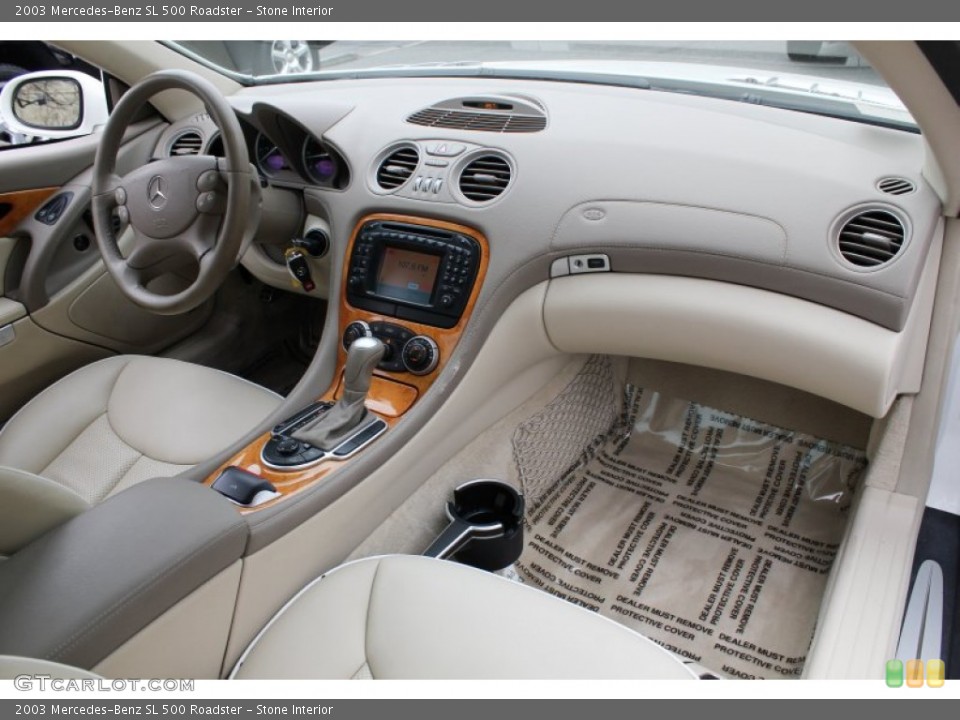Stone Interior Dashboard for the 2003 Mercedes-Benz SL 500 Roadster #77589333