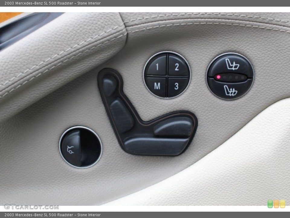 Stone Interior Controls for the 2003 Mercedes-Benz SL 500 Roadster #77589411