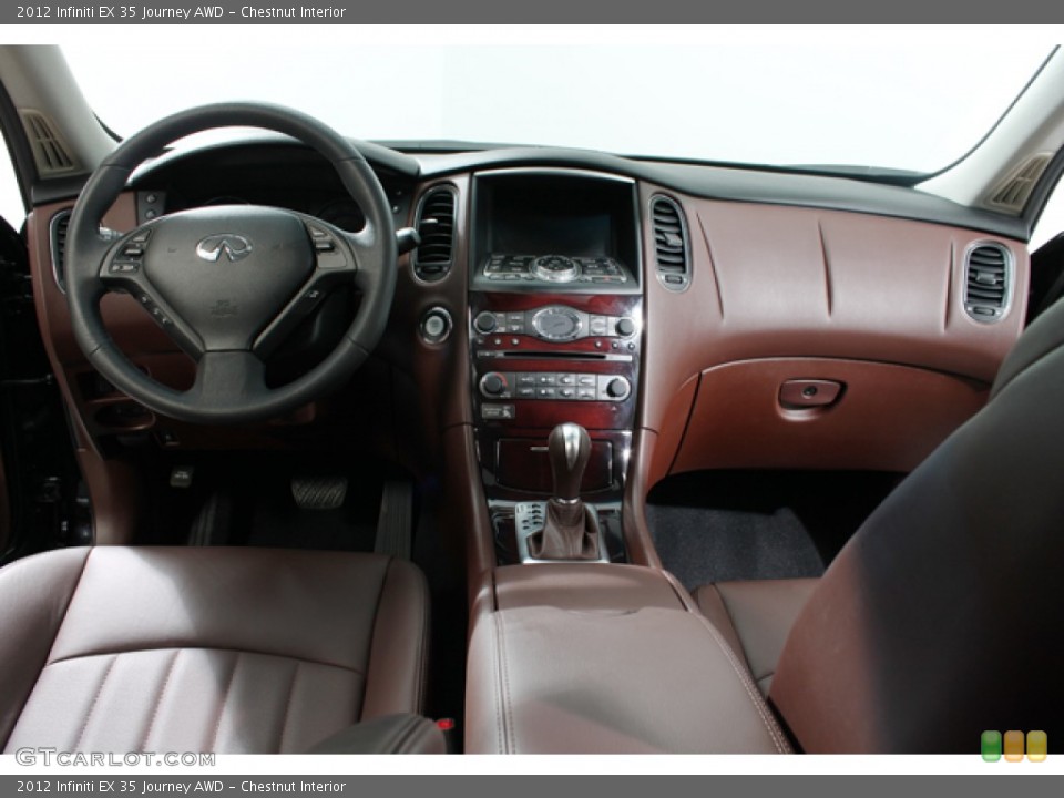 Chestnut Interior Dashboard for the 2012 Infiniti EX 35 Journey AWD #77589660