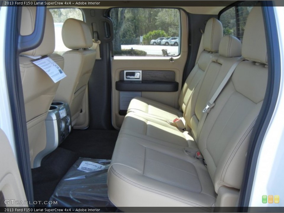 Adobe Interior Rear Seat for the 2013 Ford F150 Lariat SuperCrew 4x4 #77589761