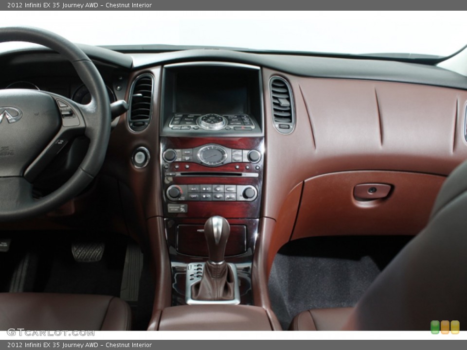 Chestnut Interior Dashboard for the 2012 Infiniti EX 35 Journey AWD #77589770