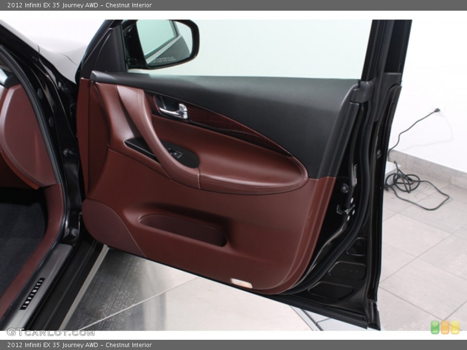 Chestnut Interior Door Panel for the 2012 Infiniti EX 35 Journey AWD #77589915