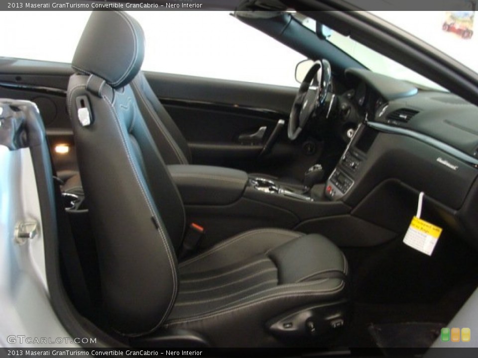 Nero Interior Front Seat for the 2013 Maserati GranTurismo Convertible GranCabrio #77590059