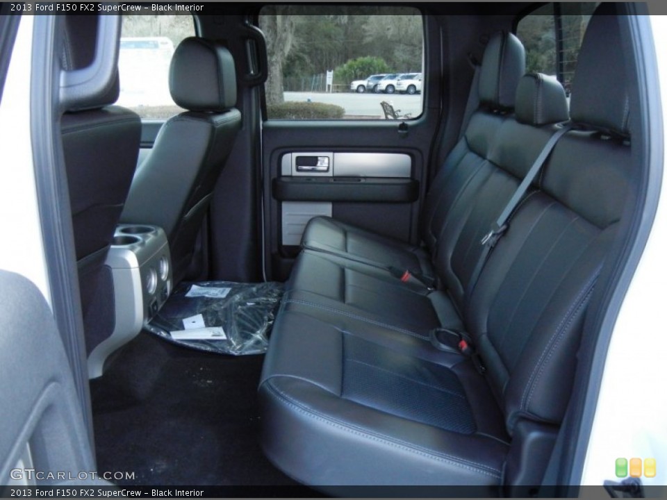 Black Interior Rear Seat for the 2013 Ford F150 FX2 SuperCrew #77590102