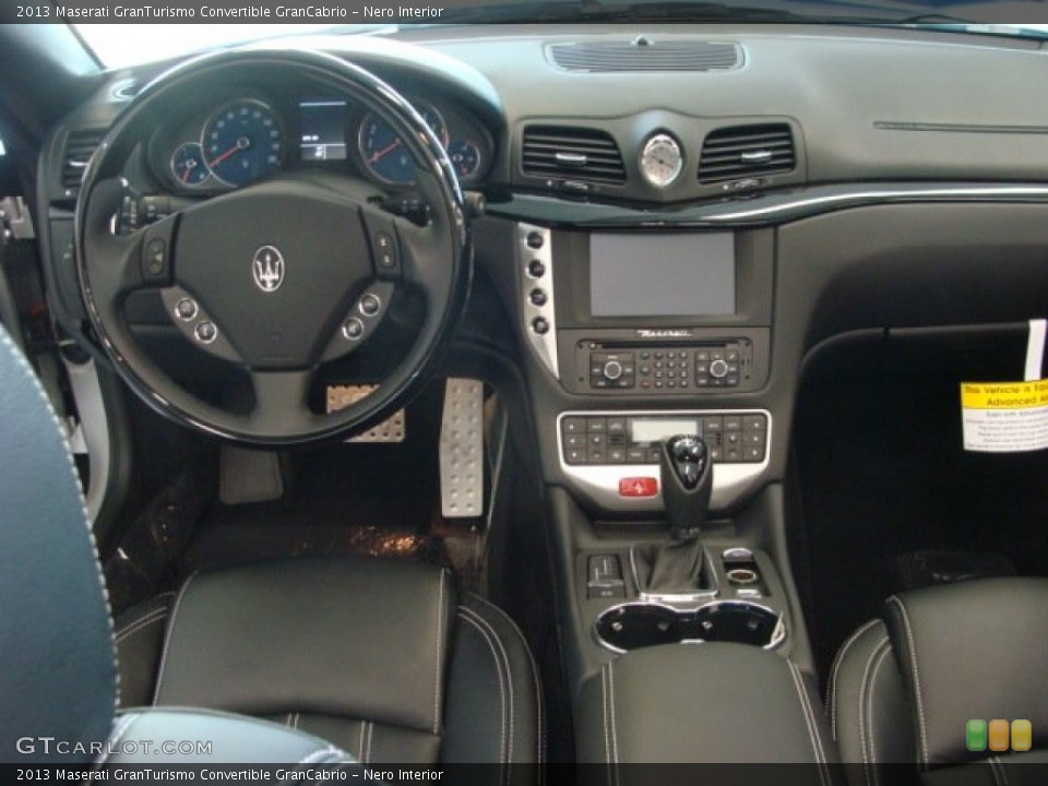 Nero Interior Dashboard for the 2013 Maserati GranTurismo Convertible GranCabrio #77590128