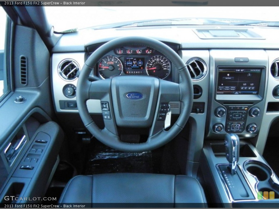 Black Interior Dashboard for the 2013 Ford F150 FX2 SuperCrew #77590152