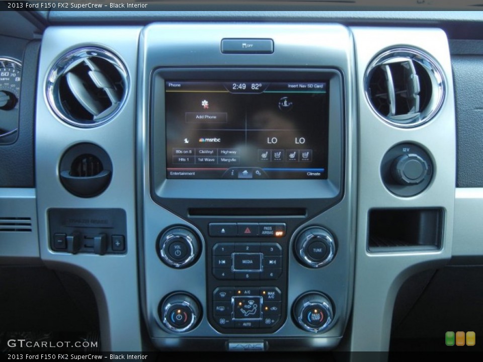 Black Interior Controls for the 2013 Ford F150 FX2 SuperCrew #77590200
