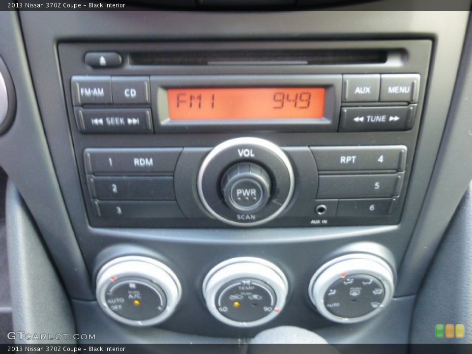 Black Interior Audio System for the 2013 Nissan 370Z Coupe #77590209