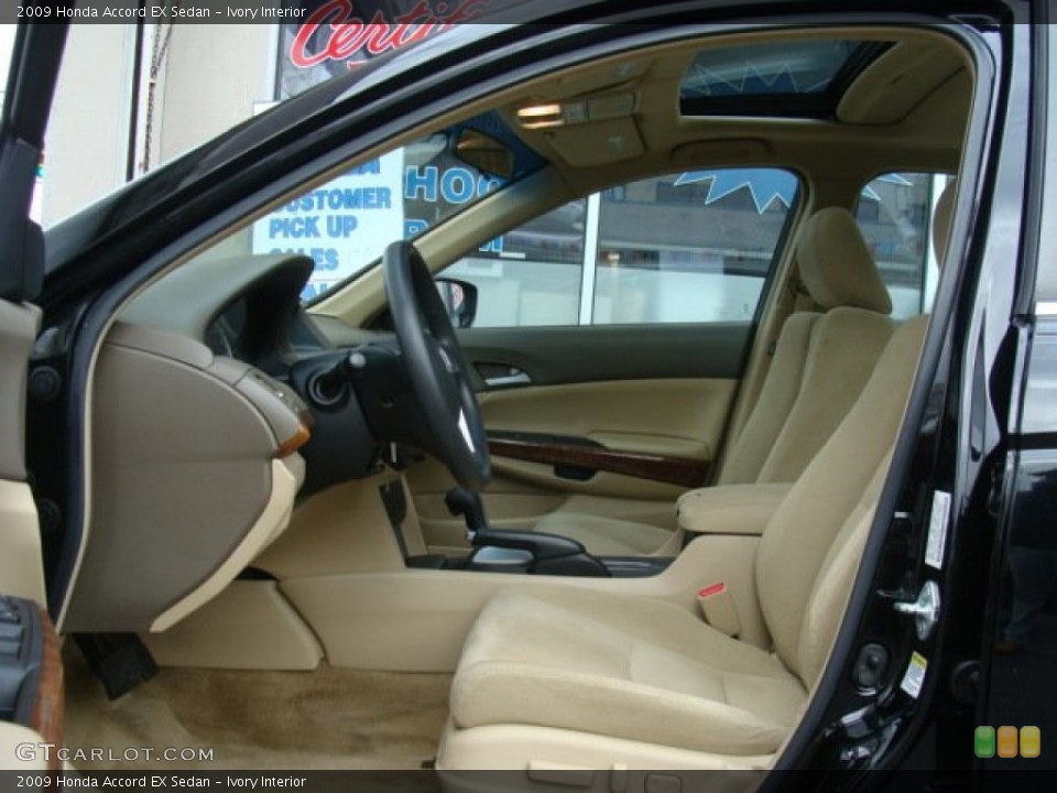 Ivory Interior Photo for the 2009 Honda Accord EX Sedan #77590267