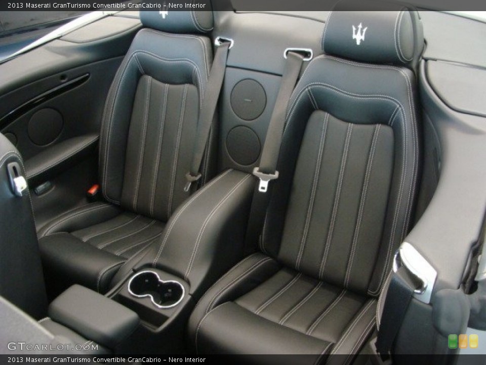 Nero Interior Rear Seat for the 2013 Maserati GranTurismo Convertible GranCabrio #77590293