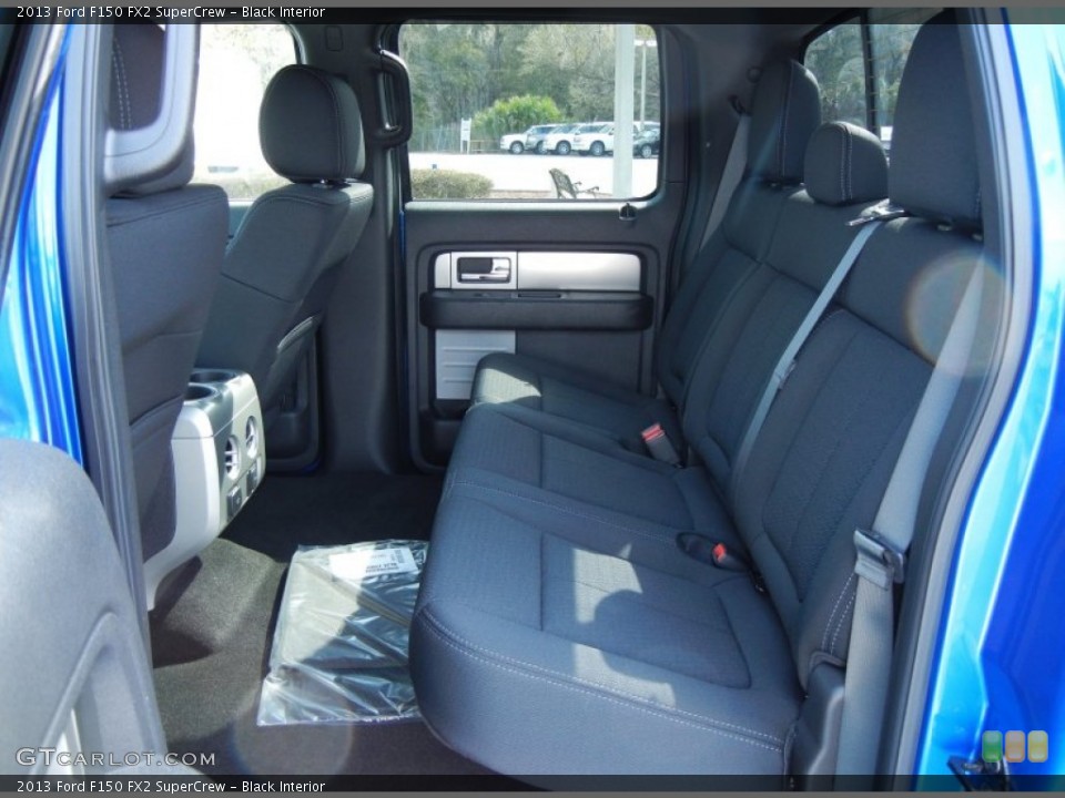 Black Interior Rear Seat for the 2013 Ford F150 FX2 SuperCrew #77590432