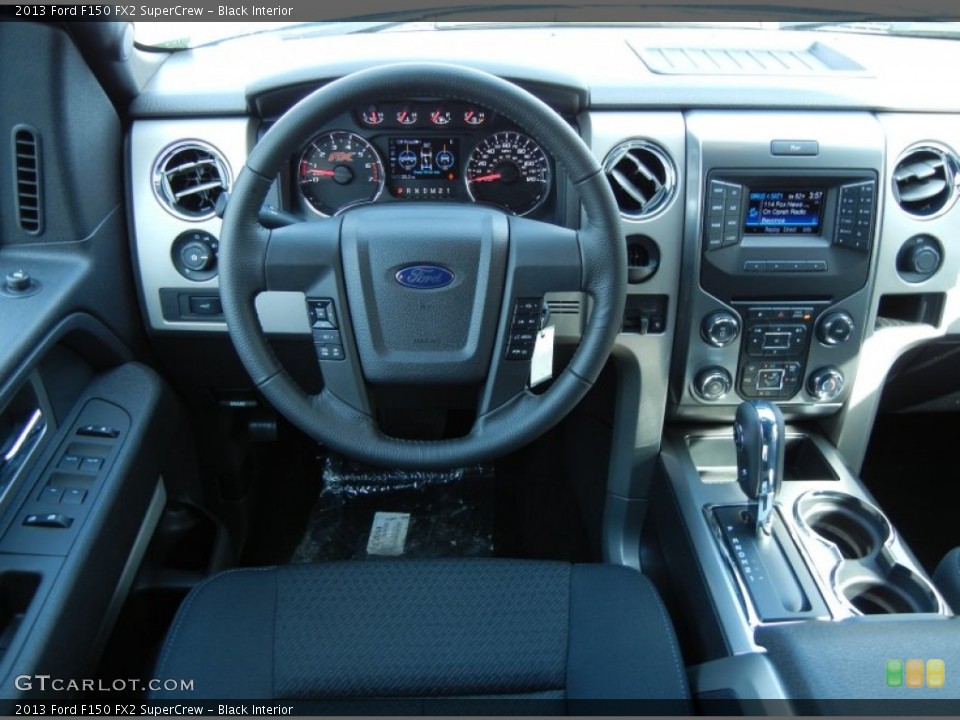 Black Interior Dashboard for the 2013 Ford F150 FX2 SuperCrew #77590466