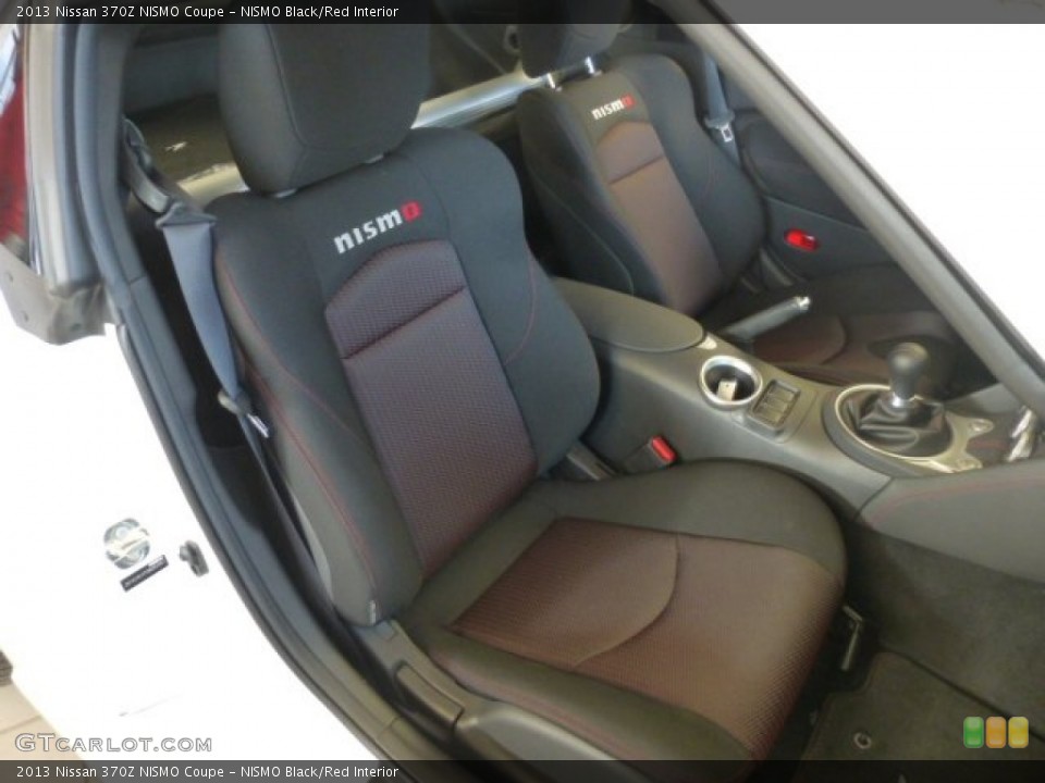 NISMO Black/Red Interior Front Seat for the 2013 Nissan 370Z NISMO Coupe #77590469