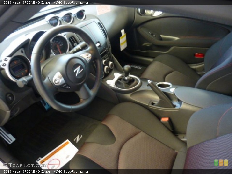NISMO Black/Red 2013 Nissan 370Z Interiors