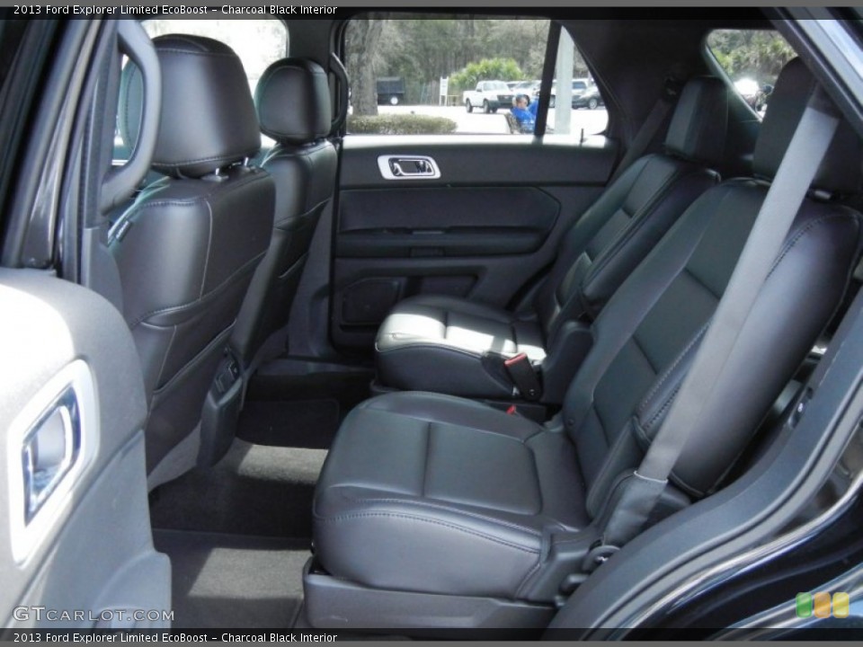 Charcoal Black Interior Rear Seat for the 2013 Ford Explorer Limited EcoBoost #77590743