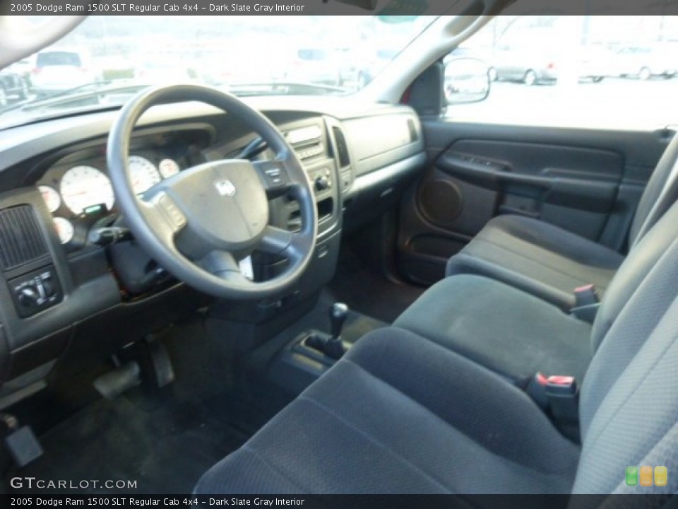 Dark Slate Gray Interior Prime Interior for the 2005 Dodge Ram 1500 SLT Regular Cab 4x4 #77591307