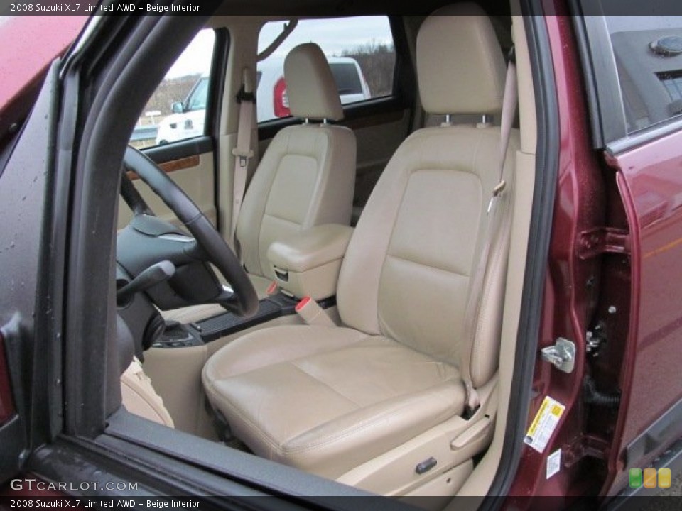Beige Interior Front Seat for the 2008 Suzuki XL7 Limited AWD #77591379