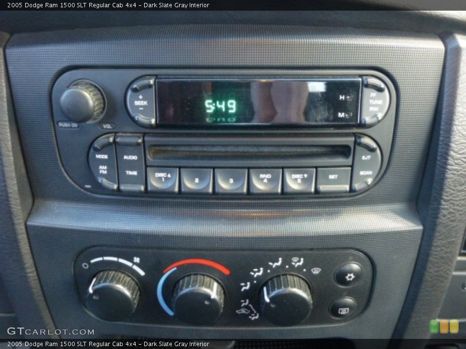 Dark Slate Gray Interior Audio System for the 2005 Dodge Ram 1500 SLT Regular Cab 4x4 #77591393