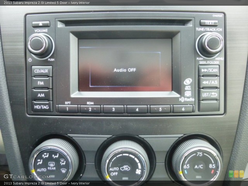Ivory Interior Controls for the 2013 Subaru Impreza 2.0i Limited 5 Door #77591856