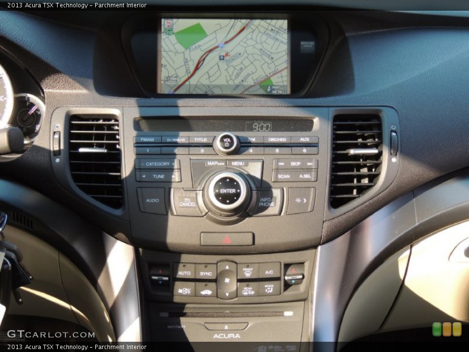Parchment Interior Controls for the 2013 Acura TSX Technology #77592180